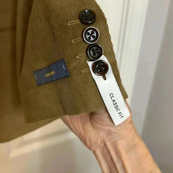 Stafford classic fit corduroy jacket NWT - Picture 4 of 10